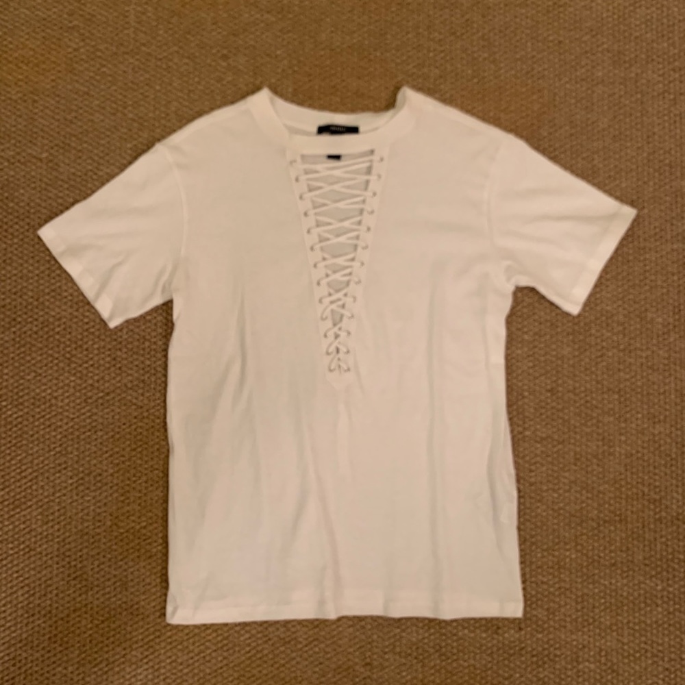 Forever 21 lace up T-shirt
